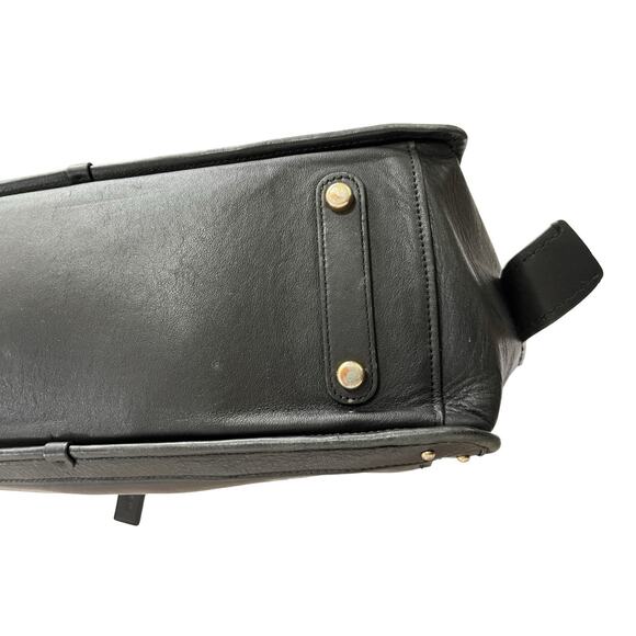 Coach Dreamer 36 Smooth Leather Satchel Shoulder Tote Bag in Black 31640 - Picture 10 of 16